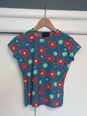 Vintage Fendi Jeans Floral top